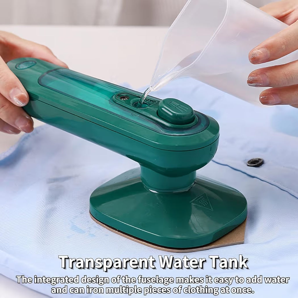 The NovaGlide™ Mini: Portable Titanium Travel Steamer & Iron