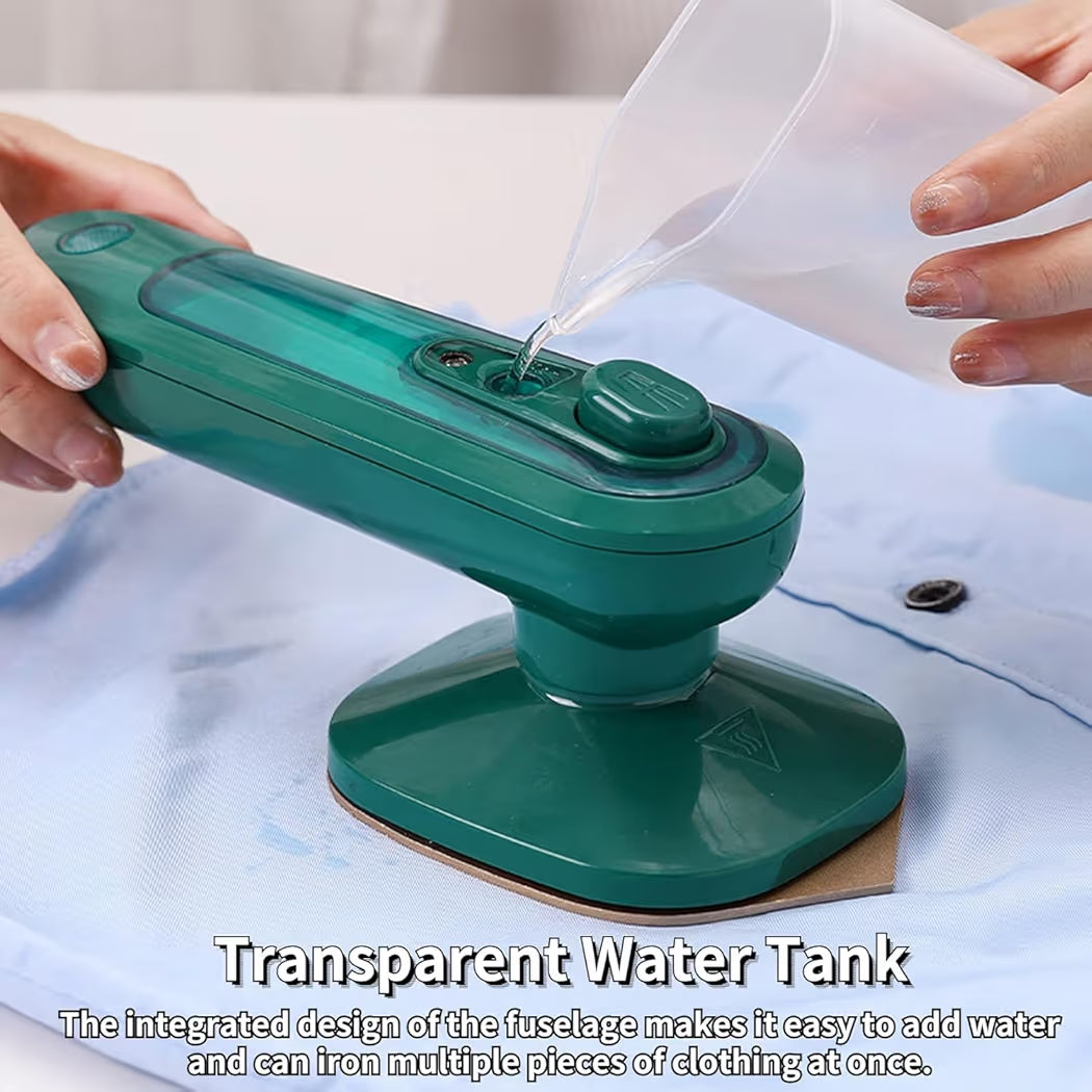 The NovaGlide™ Mini: Portable Titanium Travel Steamer & Iron